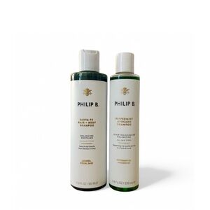 NEW Philip B Santa Fe Hair + Body Shampoo & Peppermint‎ Avocado Shampoo Bundle